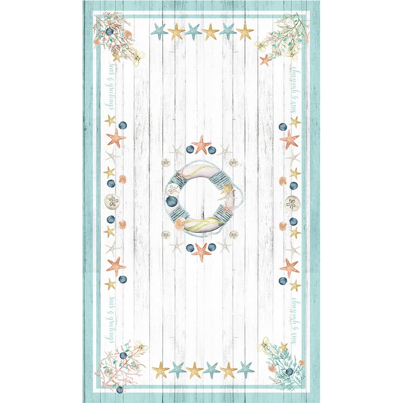 Coastal Christmas Tablecloth