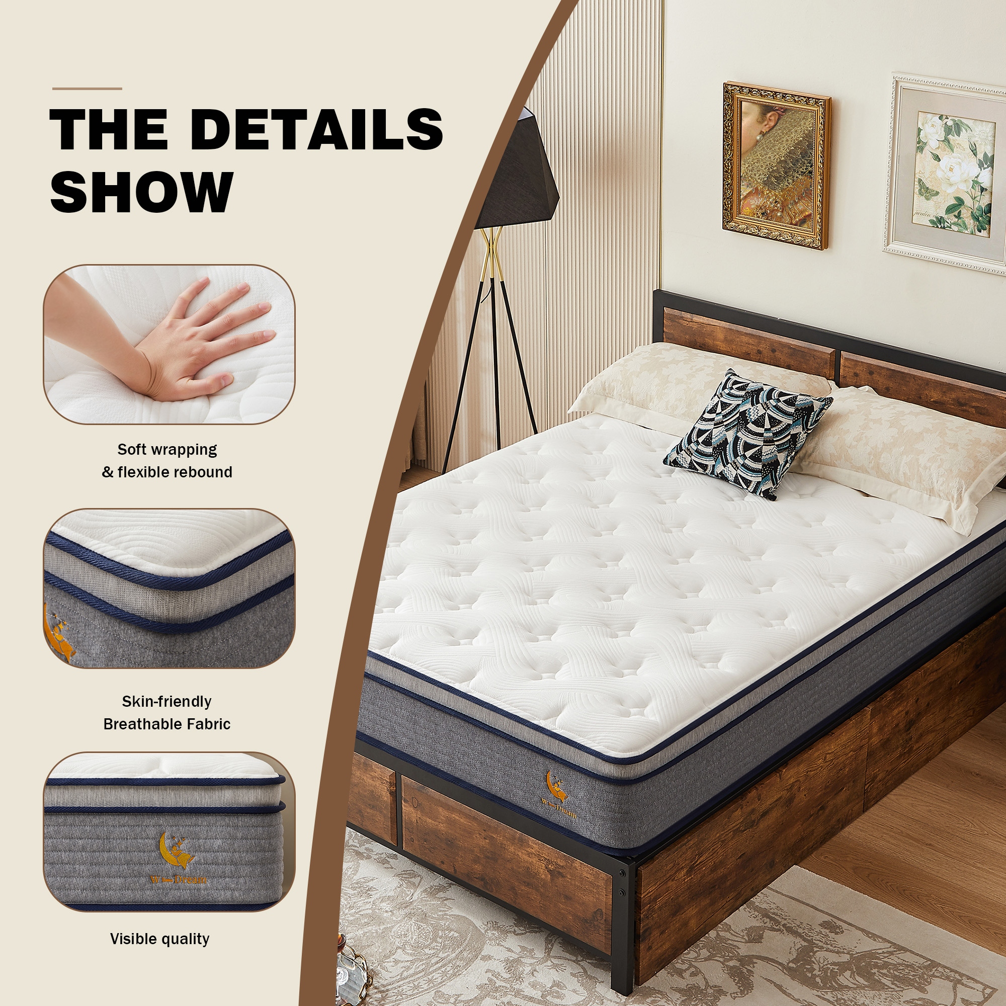 Medium firm innerspring mattress discount