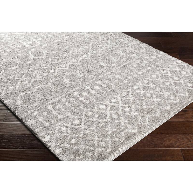Livabliss Aliyah Shag Moroccan Tribal Area Rug