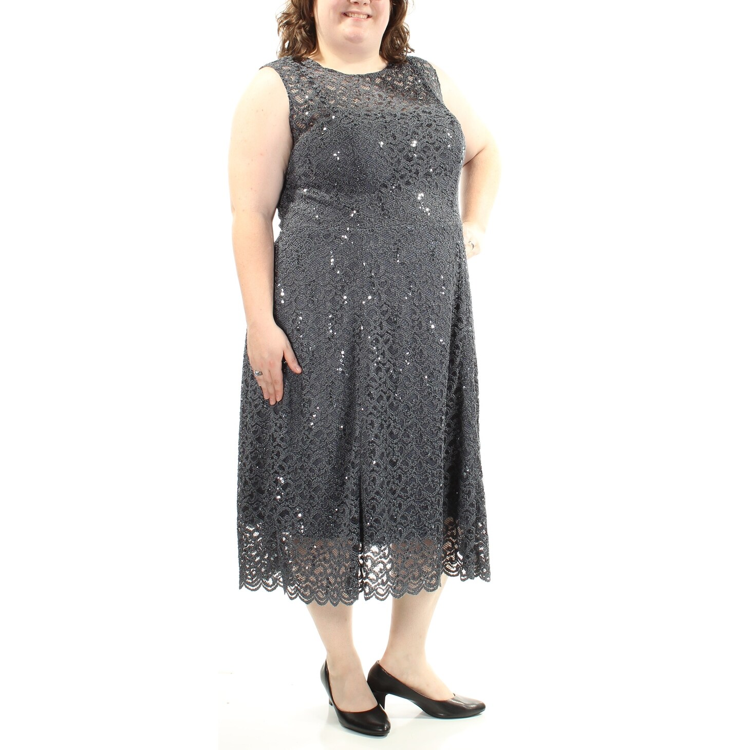 navy lace dress size 20