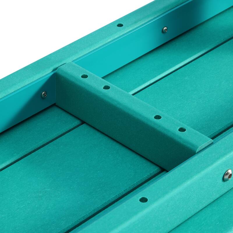 Laguna Hdpe All Weather Outdoor Patio 65" Bench