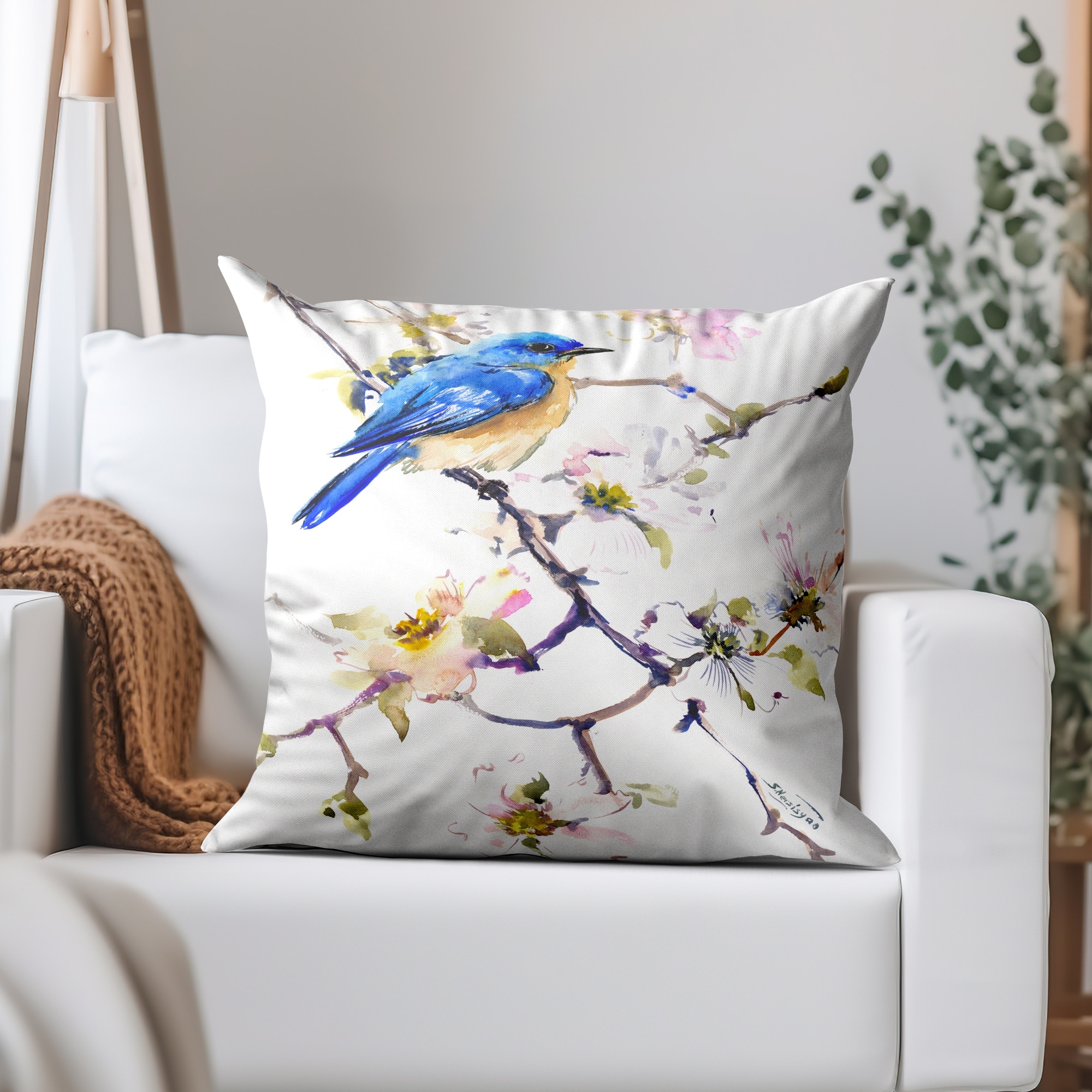 Throw pillows with birds on them new arrivals