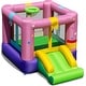 preview thumbnail 5 of 5, Kids Bouncy Castle Inflatable with Slide & Basketball without blower