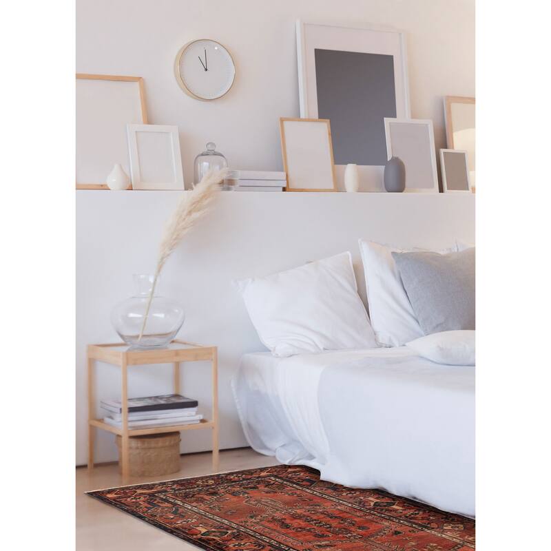 ECARPETGALLERY Hand-knotted Andelz Copper Wool Rug - 3'11 x 6'4