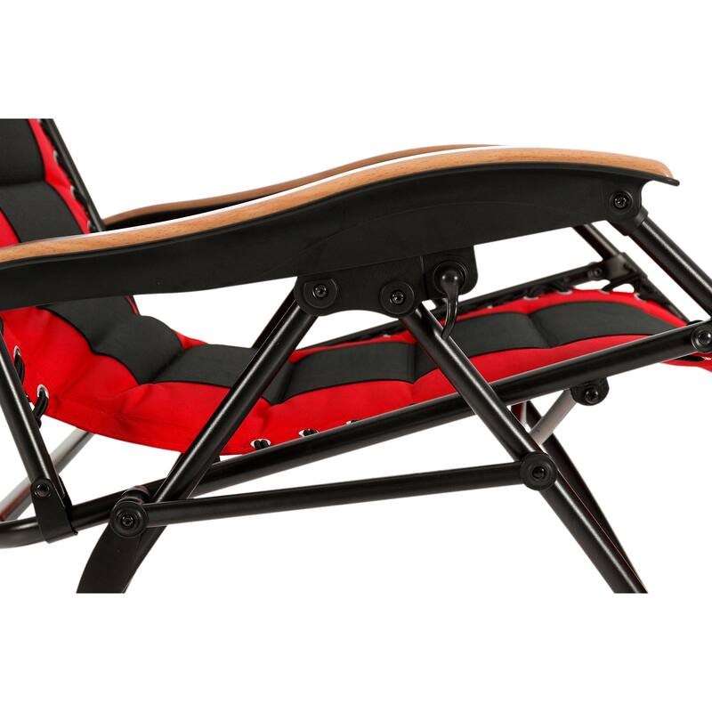 2-piece Padded Oversize XL Padded Zero Gravity Chair