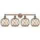 Option Clear Glass with Brown Rope / Antique Copper