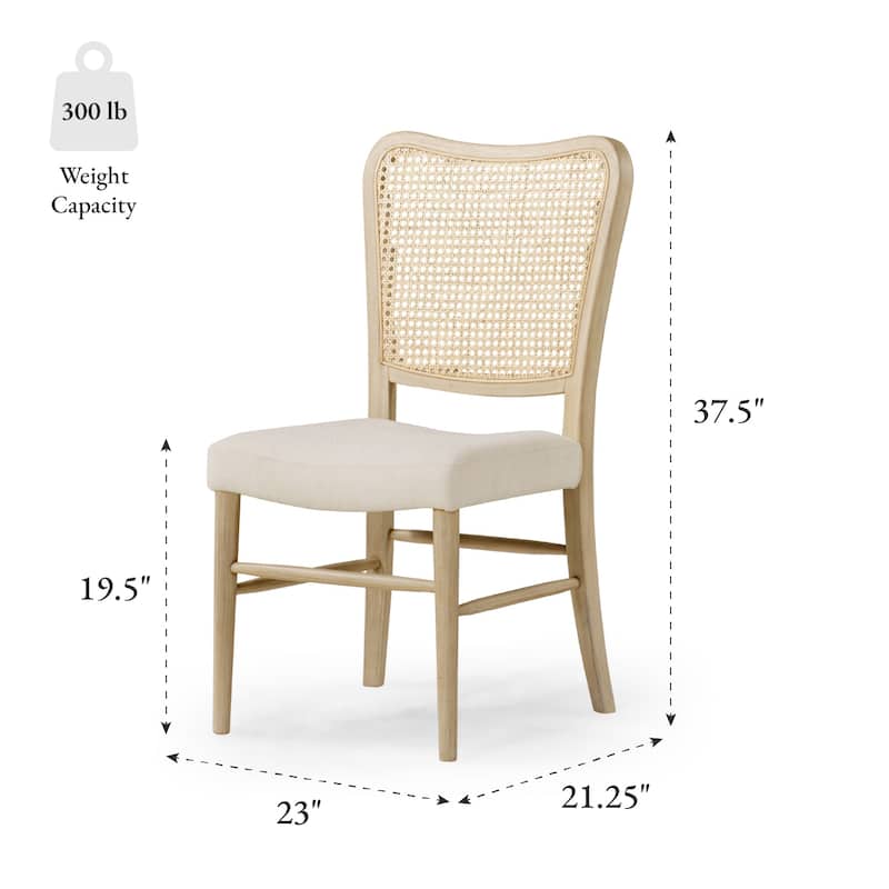Maven Lane Vera Dining Chairs, Set of 2