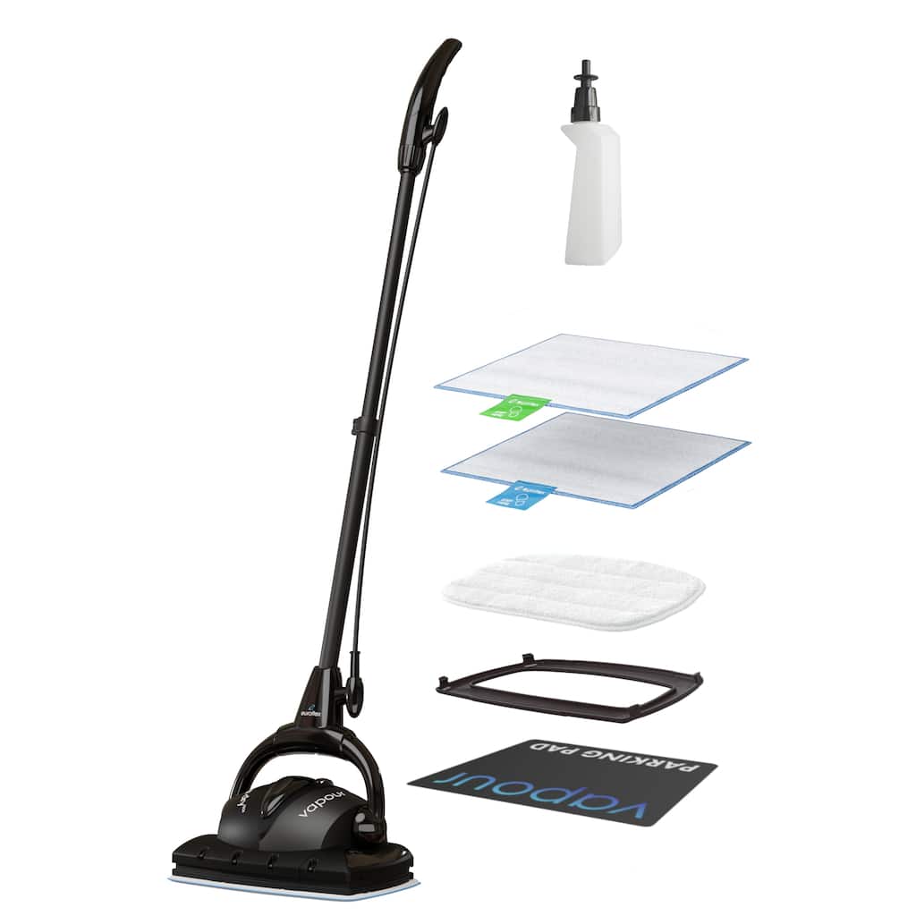 Euroflex Vapour 10-Piece Premium Steam Mop with Ultra Dry Steam Technology - Refurbished