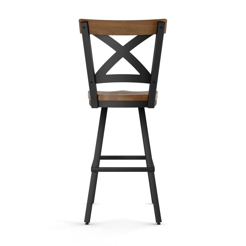 Amisco Jasper Swivel Counter and Bar Stool