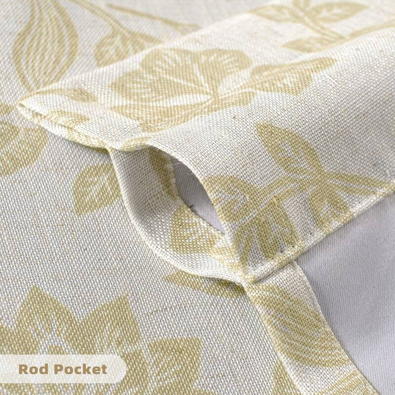 DriftAway Twyla Linen Blend Blackout Valance