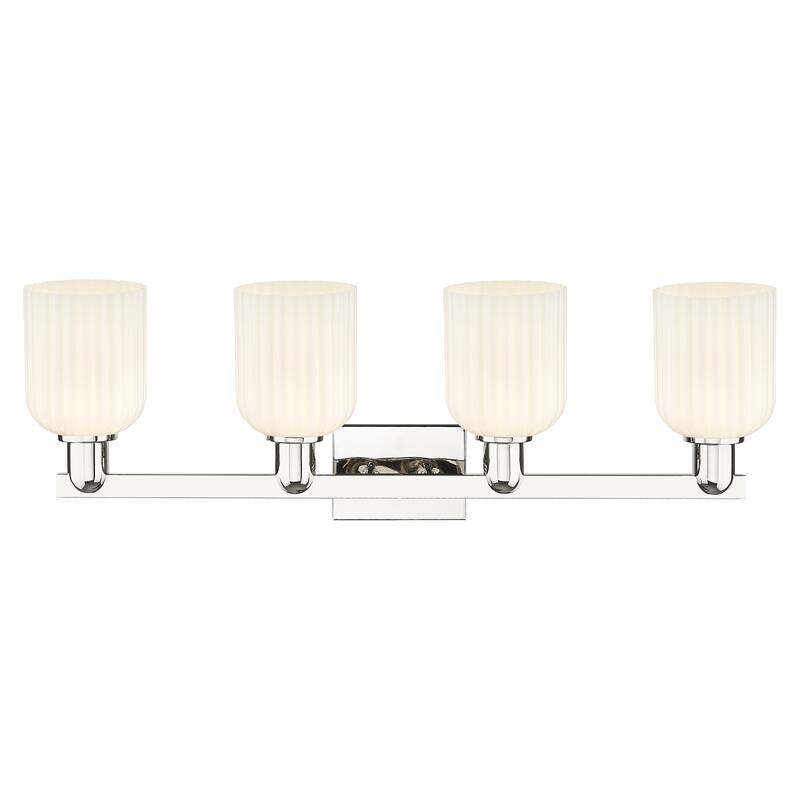 Innovations Lighting Downtown Urban - Bridal Veil - 4 Light 32" Bath Vanity Light
