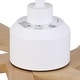 preview thumbnail 133 of 157, YUHAO SylvanAir Modern 52 in. Flush Mount Outdoor/Indoor Ceiling Fan with 3 Solid Wood Blades and DC Reversible Motor