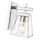 preview thumbnail 6 of 6, Lauren 1 Light Wall Sconce - Chrome