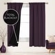preview thumbnail 102 of 117, Deconovo 100% Full Blackout Double-Layer Rod Pocket Curtains (2 Panels)