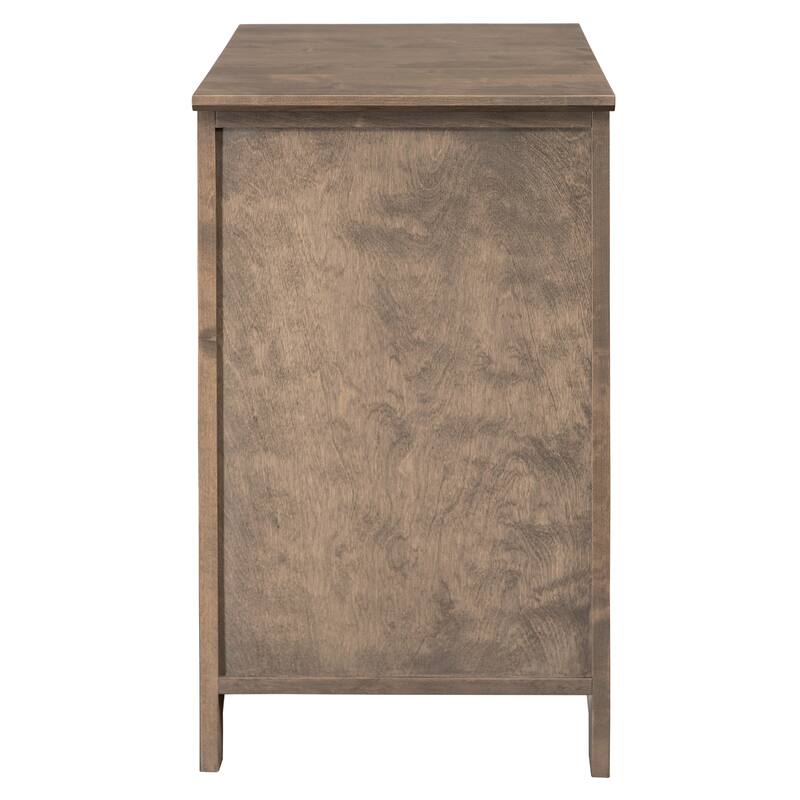Arch+Haven Solid Wood 2-Drawer Vertical Filing Cabinet