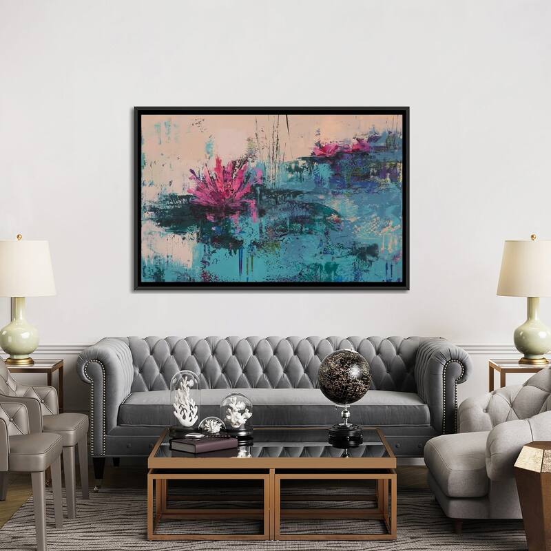 "Lily I" by Olena Bogatska Framed