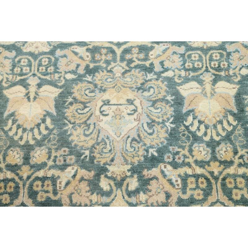 Vegetable Dye Traditional Floral Ziegler Wool Area Rug Hand-knotted - 6'7" x 9'0"