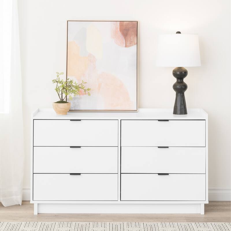 Prepac Simply Modern 6 Drawer 52.5" W Dresser