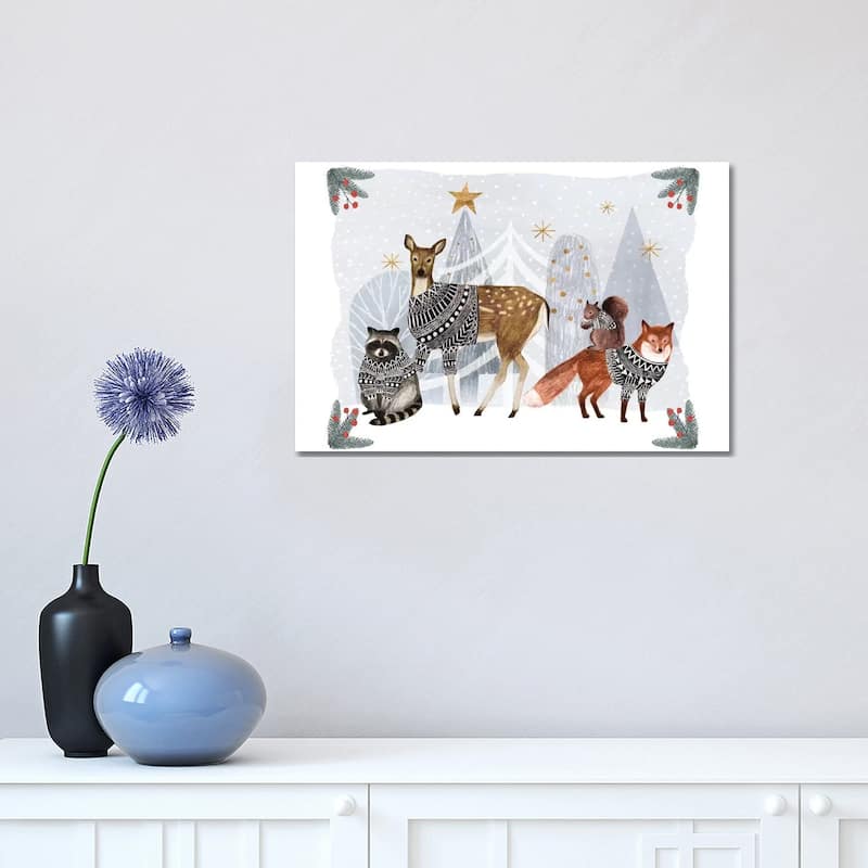 iCanvas "Cozy Christmas Collection A" by Victoria Borges Canvas Print - 12x18x1.5