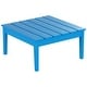 preview thumbnail 29 of 70, Polytrends Shoreside HDPE Eco-Friendly All Weather Square Modern 32" Conversation Table