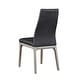 preview thumbnail 10 of 35, Somette Modern Contour Back Side Chair with Wood Base, Set of 2