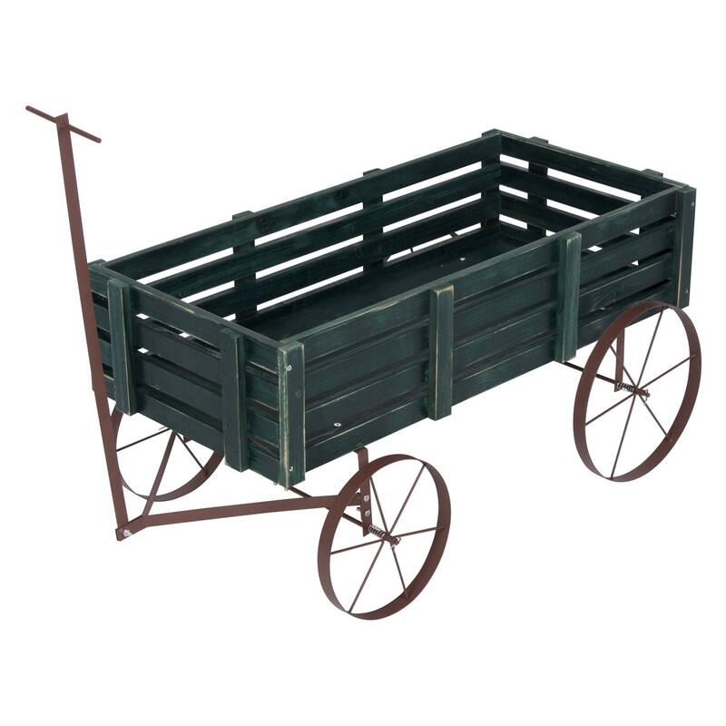 Shine Company Buckboards Garden Wagons Decorative Planter