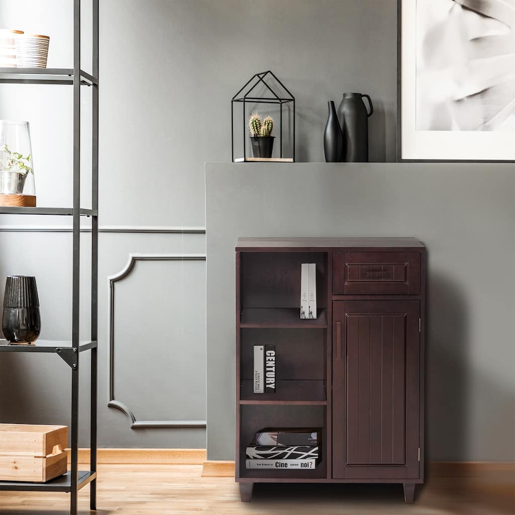 Teamson Home Catalina Mixed Storage Freestanding Floor Cabinet