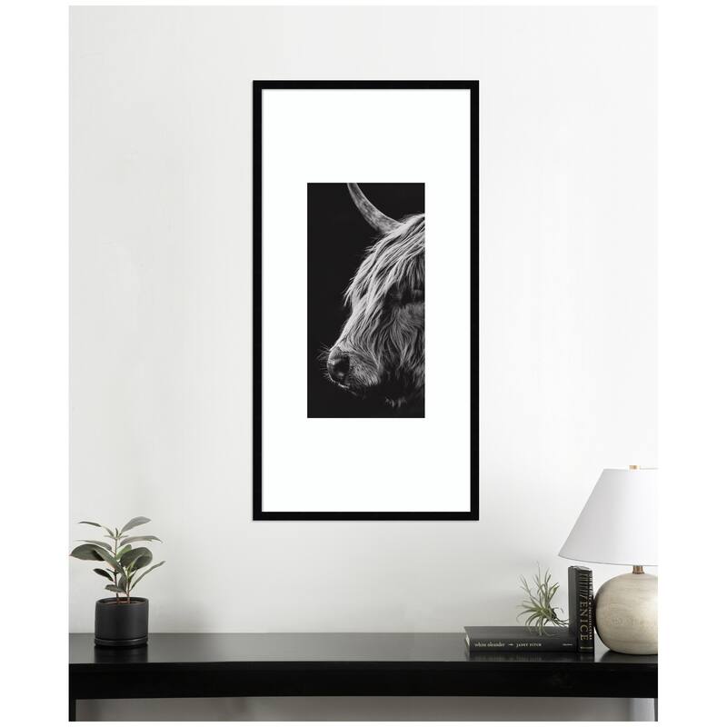 Kate and Laurel Scottish Highland by Crystal Lynn Collins Framed Wall Art Print