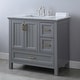 preview thumbnail 81 of 116, Altair Isla Single Bathroom Vanity Set and Aosta White Countertop without Mirror
