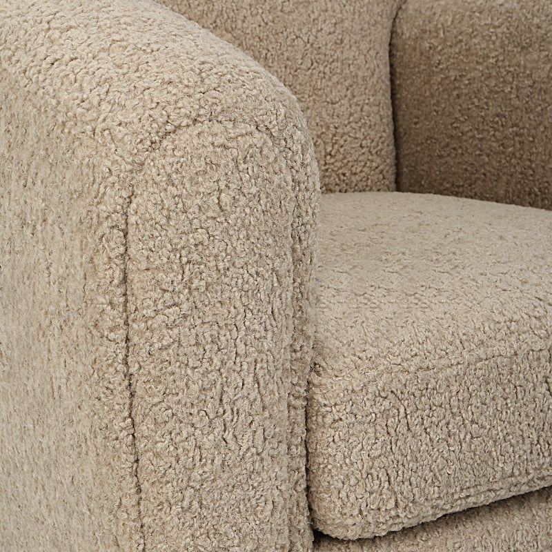 Uttermost Teddy Latte Accent Chair - 31"W x 36"H x 34"D