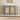 2-Door Elegant Curved Cabinet with Gold Trim and Woven Rattan Doors Buffet/Sideboard