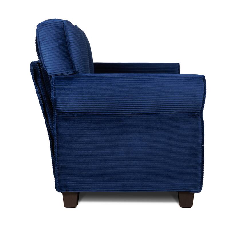 Modern 2-Seater Sofa,Padded Armrests
