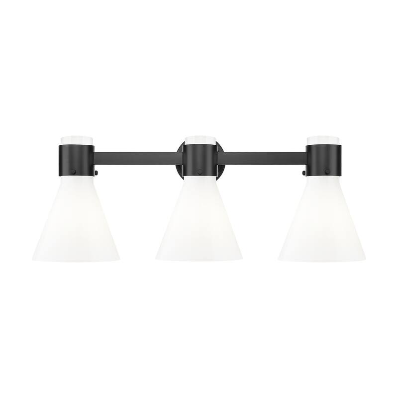 Innovations Lighting Downtown Urban - Lawton Cone - 3 Light 24" Wall-Mounted Bath Vanity Light