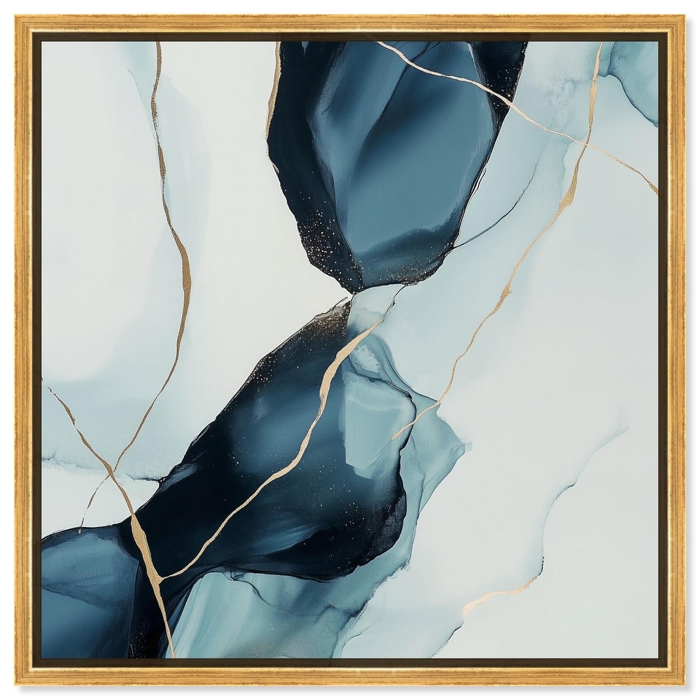 Cerulean Flow III Canvas by Art Remedy