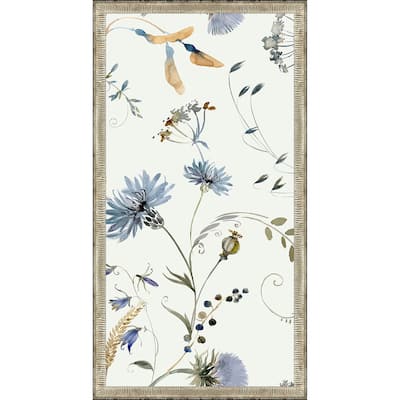 Nature's Gift I Framed Art Exclusive Under Glass - Blue
