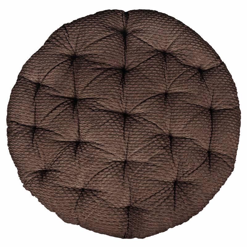 Sorra Home Soft Chunky Indoor Corduroy Papasan Cushion (Cushion Only)