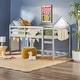 preview thumbnail 21 of 31, Walker Edison Wood Low Loft Bed