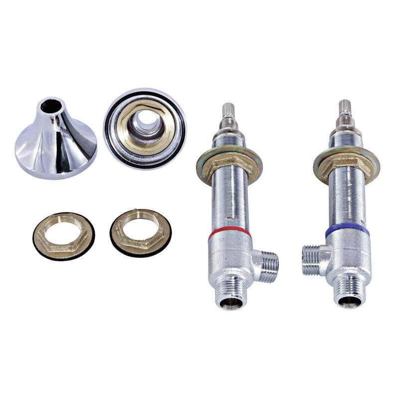 Kingston Brass Kingston Hot and Cold Mixing Valve - Polished Chrome