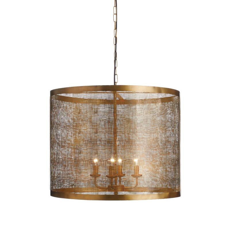 Maille Brass Drum Pendant - Large Drum