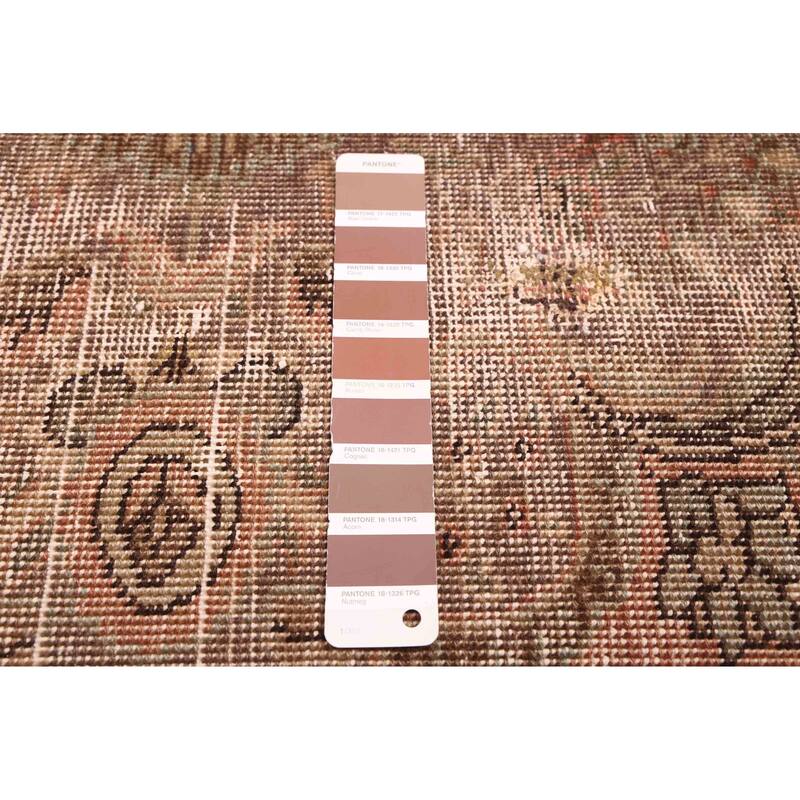 ECARPETGALLERY Hand-knotted Antalya Vintage Brown Wool Rug - 9'0 x 11'11