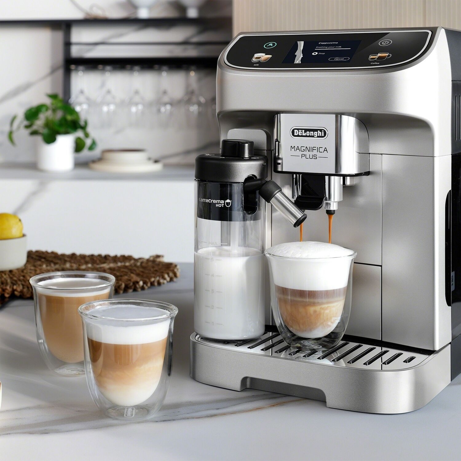 De'Longhi Magnifica Plus Bean-to-Cup Espresso and Cappuccino Machine