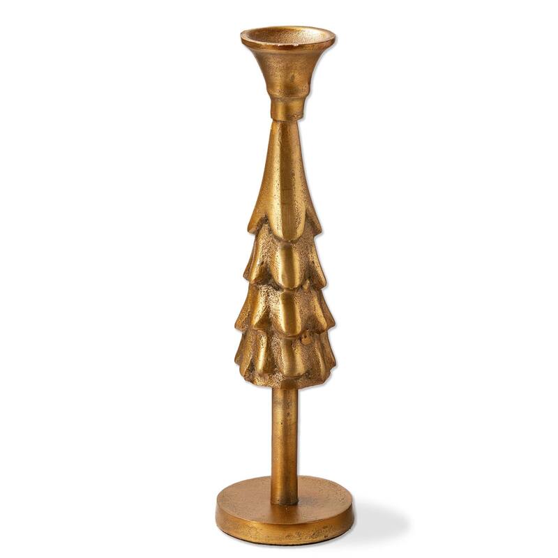 Cast Aluminum Tree Taper Holder Sm