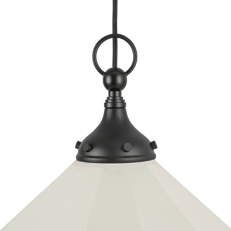 Alora Lighting PD447120 Ellen 20" Wide Pendant with Linen Shade