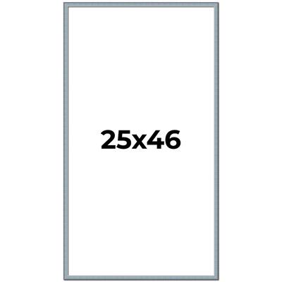 25x46 Frame Rustic Sky Blue Solid Wood Picture Frame | 0.75 Inch
