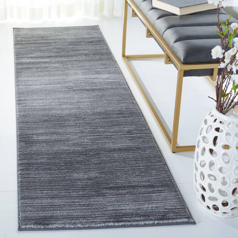 SAFAVIEH Vision Tanasa Modern Ombre Tonal Rug - 2'2" x 8' Runner - Grey