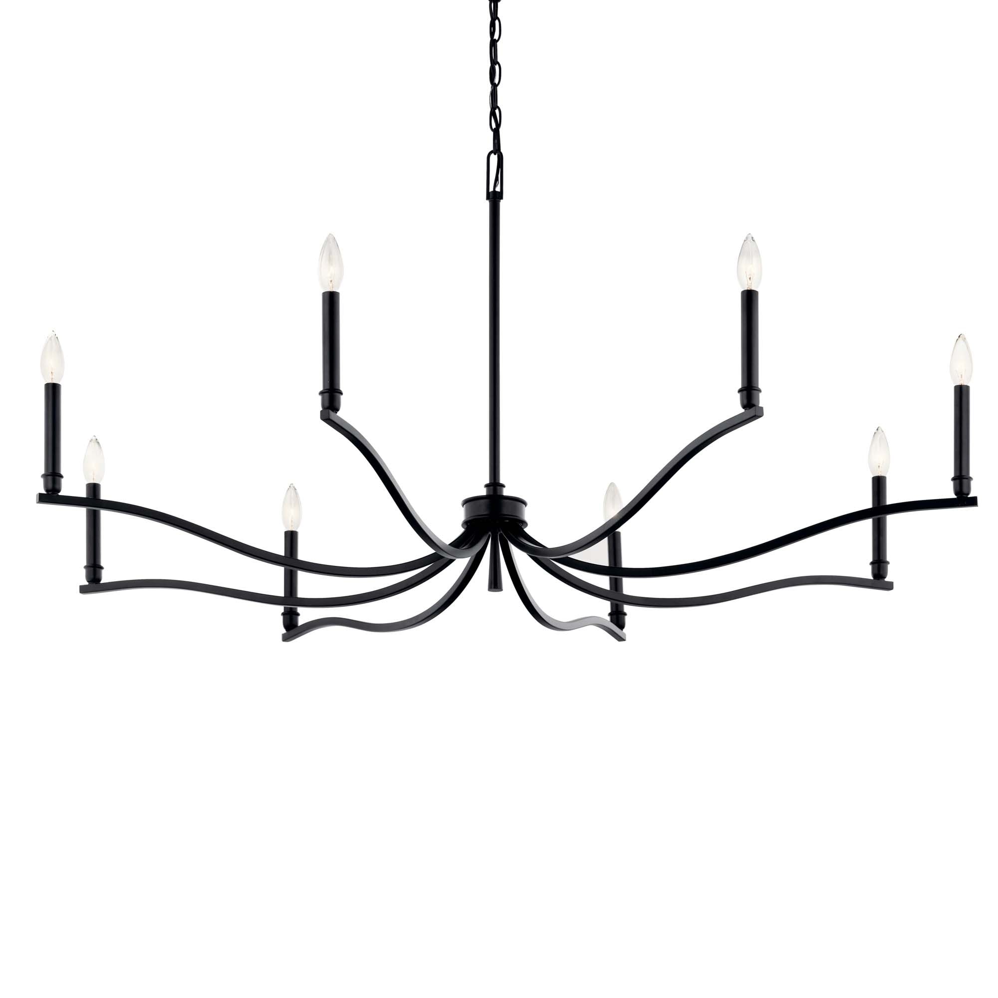 Kichler 52697 Malene 8 Light 52" Wide Taper Candle Style Chandelier