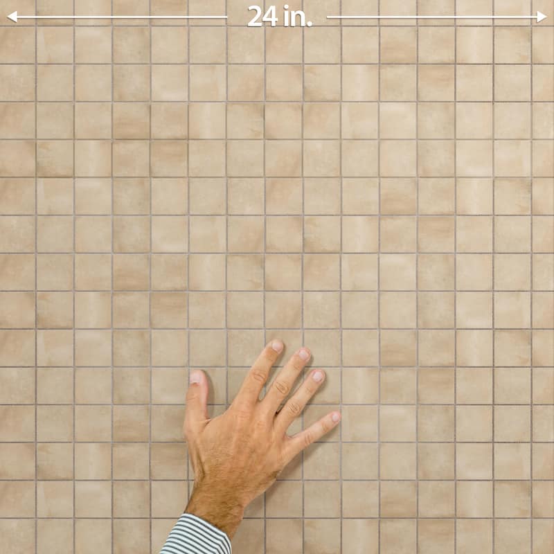 Merola Tile Laverton Taco Beige 1-5/8" x 1-5/8" Porcelain Floor and Wall Tile