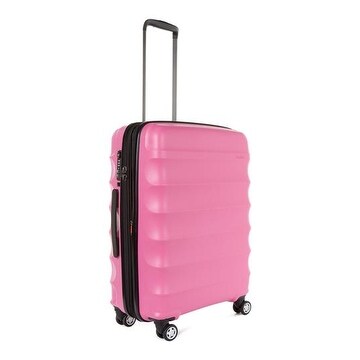 pink antler suitcase