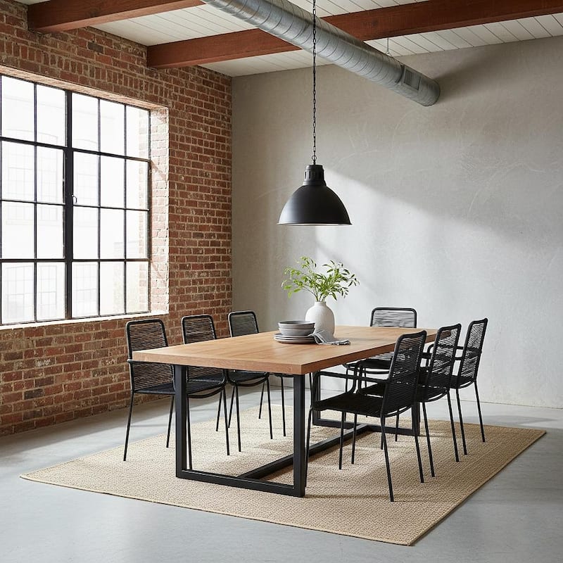 Palaio Modern Rope Dining Chair (Set of 4) Indoor/Outdoor Woven Seat