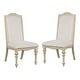 preview thumbnail 3 of 2, The Gray Barn Caelum Farmhouse Antique White Dining Chairs (Set of 2)